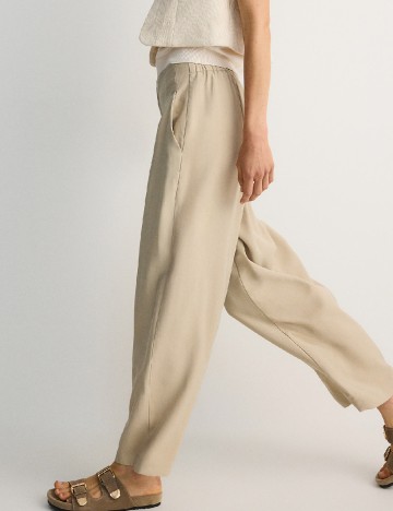 Pantaloni Reserved, bej