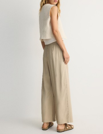 Pantaloni Reserved, bej