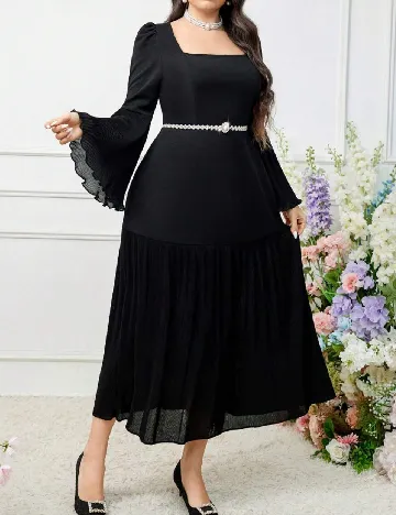 Rochie lunga SHEIN CURVE, negru
