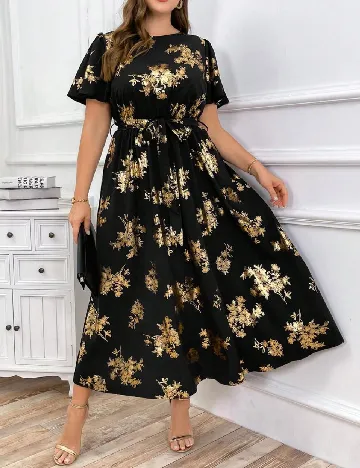 Rochie medie SHEIN CURVE, negru