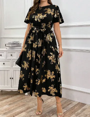 Rochie medie SHEIN CURVE, negru