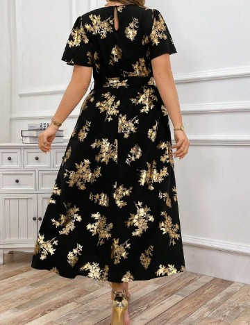 Rochie medie SHEIN CURVE, negru