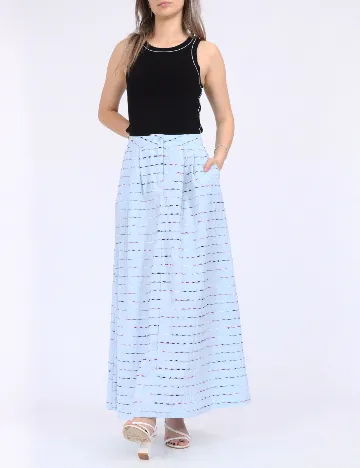Fusta Vero Moda, albastru