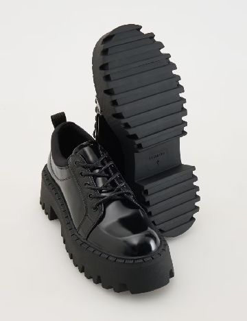 Pantofi Reserved, negru