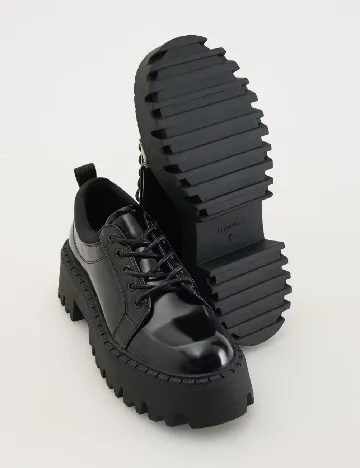 Pantofi Reserved, negru