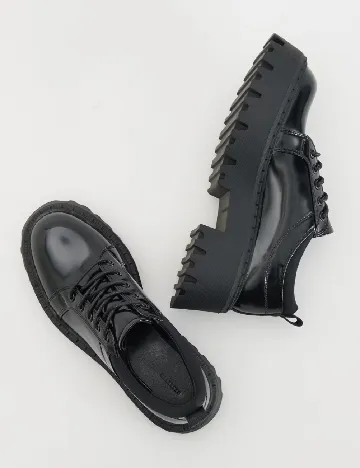 Pantofi Reserved, negru