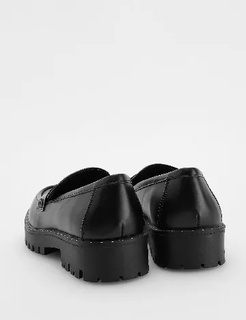 Mocasini Reserved, negru