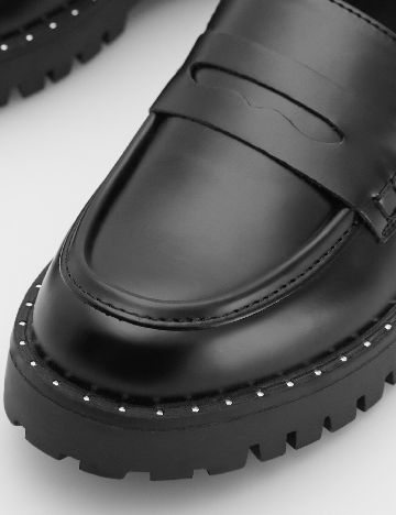 Mocasini Reserved, negru
