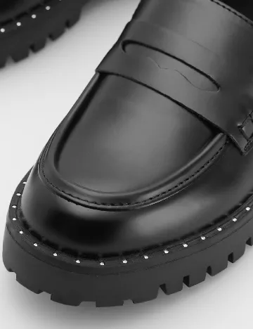 Mocasini Reserved, negru