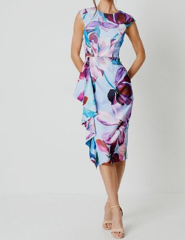 Rochie medie Coast, floral print