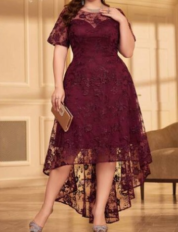 Rochie medie UNITHORSE Plus Size, visiniu