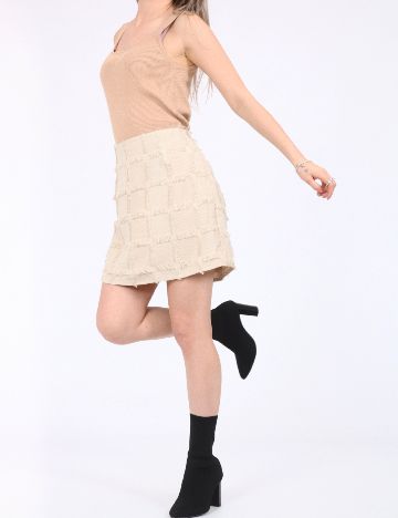 Fusta Vero Moda, bej