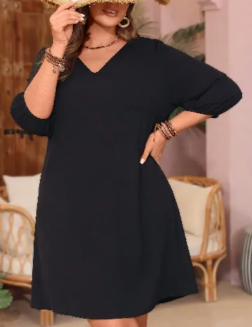 Rochie scurta SHEIN CURVE, negru