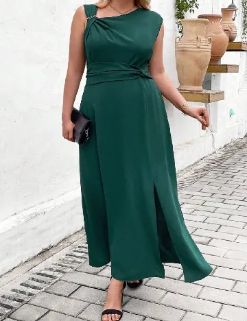 Rochie lunga SHEIN CURVE, verde