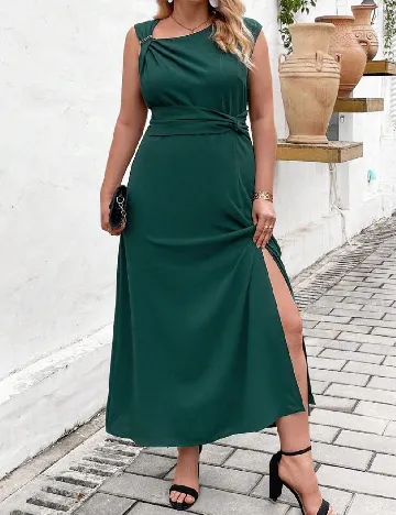 Rochie lunga SHEIN CURVE, verde