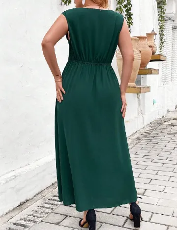 Rochie lunga SHEIN CURVE, verde