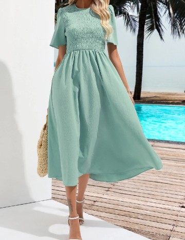 Rochie medie SHEIN, verde