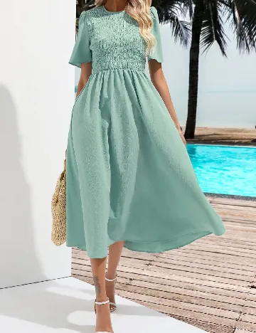 Rochie medie SHEIN, verde