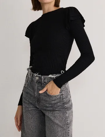 Bluza Reserved, negru