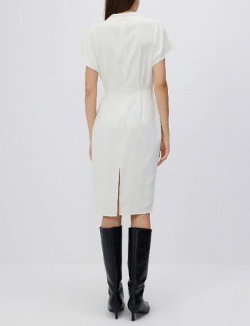 Rochie medie Reserved, ecru