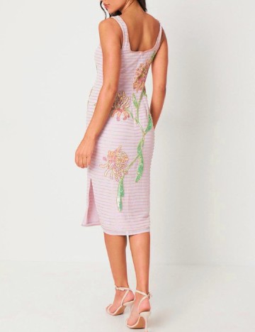 Rochie medie Coast, roz