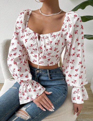 Top SHEIN, alb