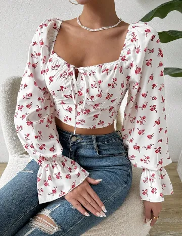 Top SHEIN, alb