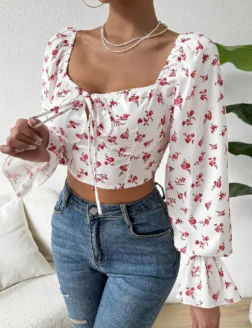 Top SHEIN, alb