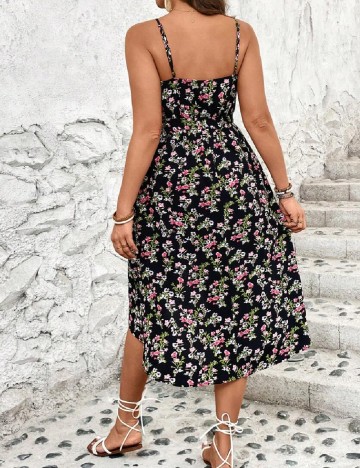 Rochie scurta SHEIN CURVE, floral print