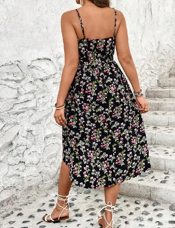 Rochie scurta SHEIN CURVE, floral print