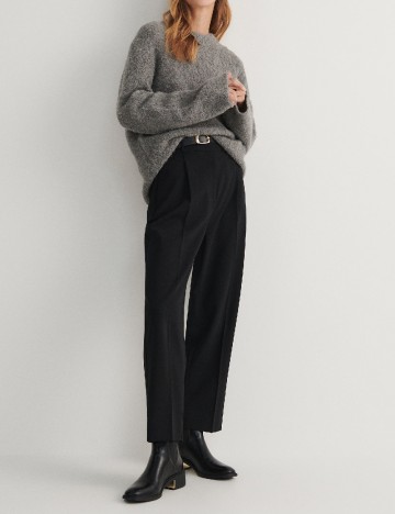 Pantaloni Reserved, negru