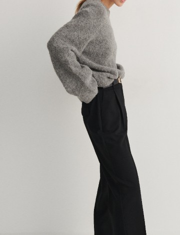 Pantaloni Reserved, negru