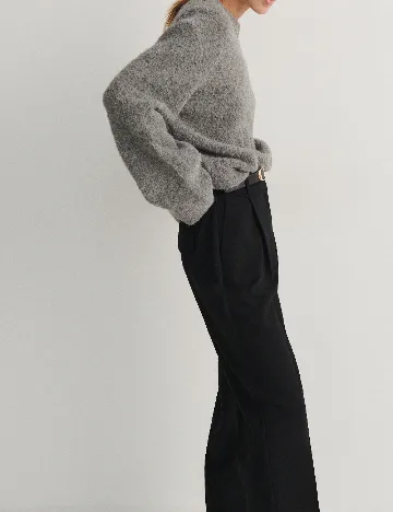 Pantaloni Reserved, negru