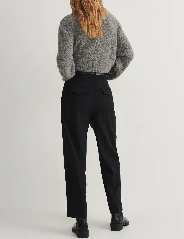 Pantaloni Reserved, negru