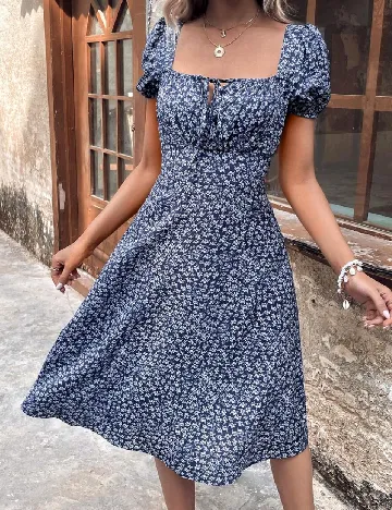 Rochie medie SHEIN, bleumarin