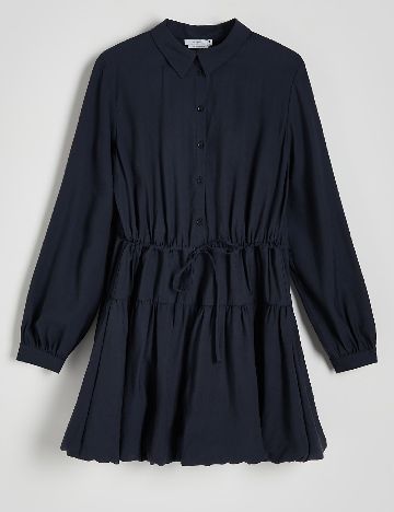 Rochie scurta Reserved, bleumarin inchis