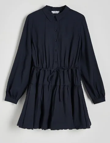 Rochie scurta Reserved, bleumarin inchis