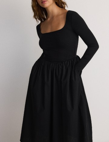 Rochie medie Reserved, negru