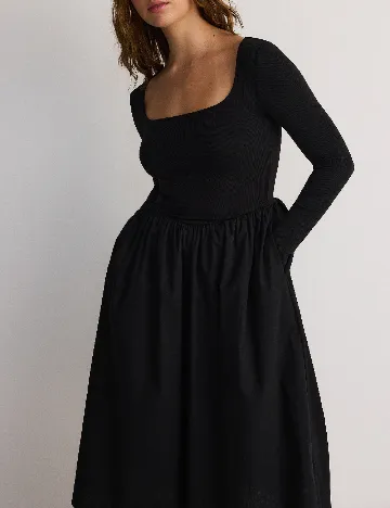 Rochie medie Reserved, negru