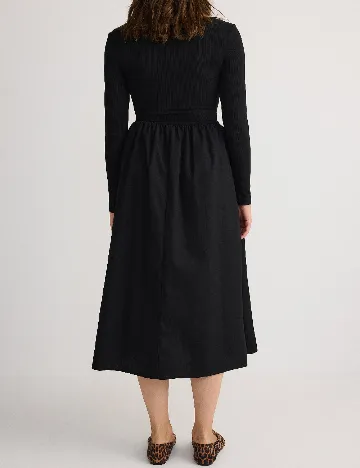 Rochie medie Reserved, negru