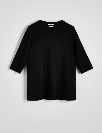 Tricou Reserved, negru