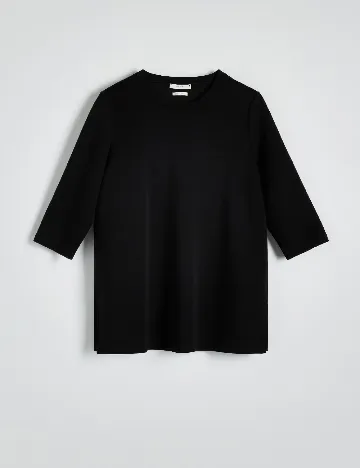 Tricou Reserved, negru