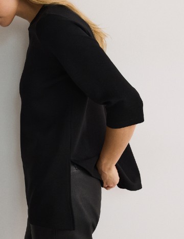 Tricou Reserved, negru