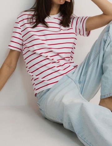 Tricou Reserved, alb