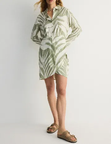 Rochie scurta Reserved, verde
