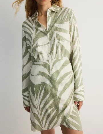 Rochie scurta Reserved, verde