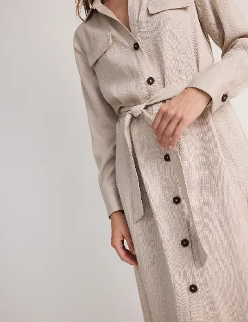 Rochie medie Reserved, crem
