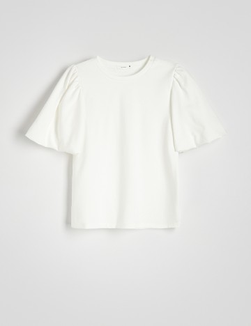 Tricou Reserved, alb