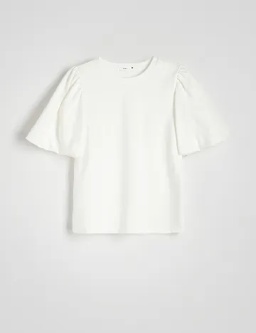Tricou Reserved, alb