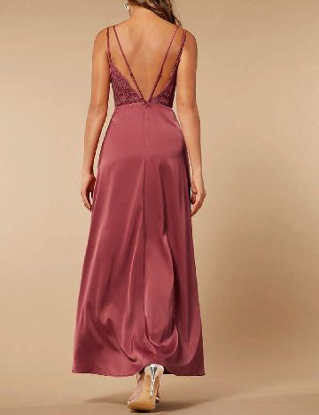 Rochie lunga SHEIN, roz pudra